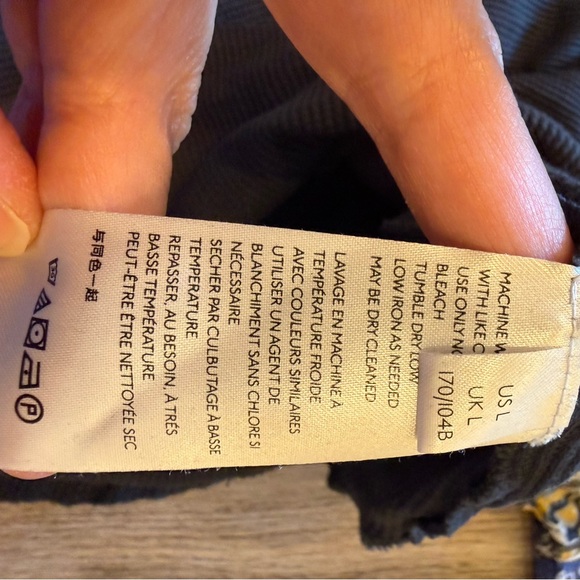 We The Free People Thermal Tee Top Women’s Large Bright Side Mixed Print Boho - Picture 7 of 11